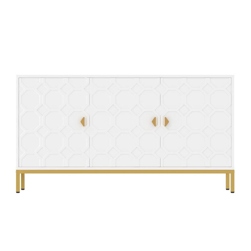 3 Door Accent Cabinet
