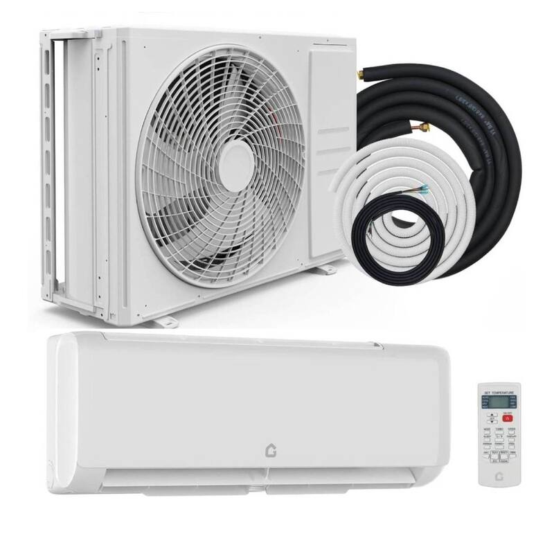 18.5 SEER2 9000 BTU Mini Split Air Conditioner for Rooms with Heating System - N/A - White