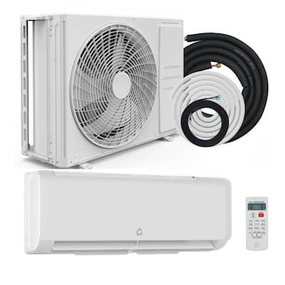 18.5 SEER2 9000 BTU Mini Split Air Conditioner for Rooms with Heating System - N/A