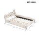 preview thumbnail 47 of 59, Bear-Shaped Twin Velvet Platform Bed, Available in Beige or Gray for Kids