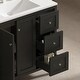 preview thumbnail 10 of 9, Bathroom Vanity with Top Sink Freestanding Vanity Set with Mirror Cabinet
