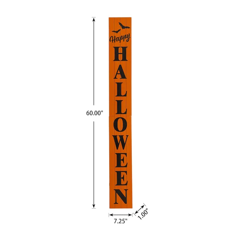 Glitzhome Halloween Wooden Porch Sign Decor