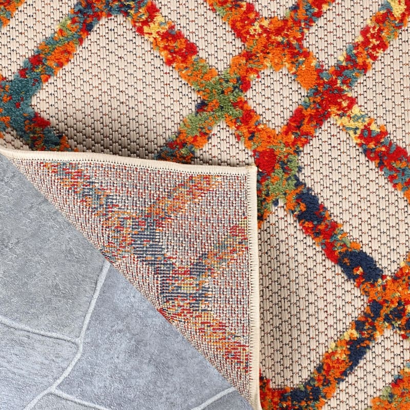Superior Modern Geometric Abstract Indoor Outdoor Area Rug