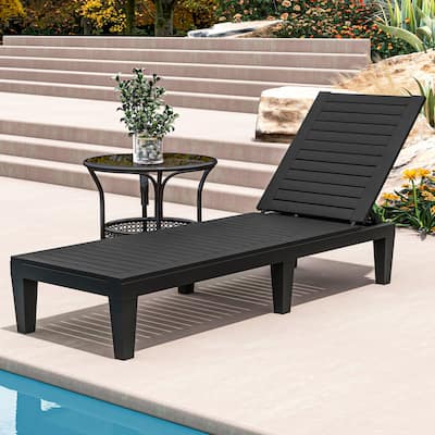 74.5'' Reclining Single Outdoor Lounge Chairs - N/A