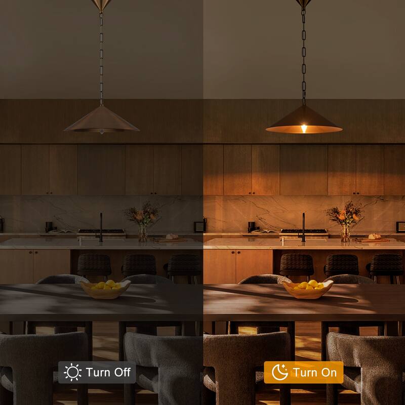 14.8-in 1 Light Anti Bronze Cone Metal Pendant Light Hanging Lighting - 14.76 inch