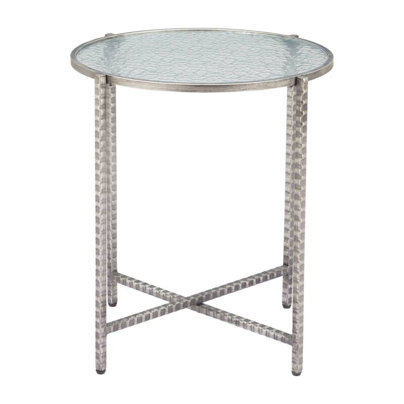 Vetro Side Table Silver