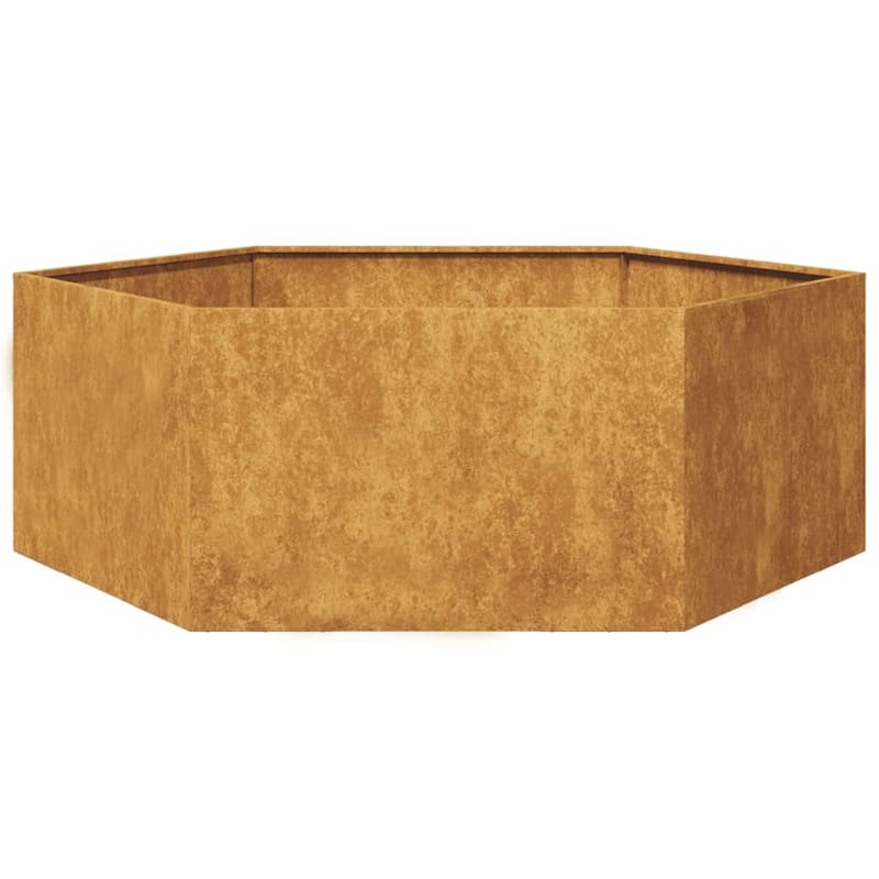 vidaXL Garden Planter Rust-brown Weathering Steel