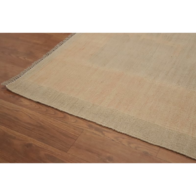Hand Woven Oriental 100% Wool Carpet Southwestern Tribal Multi-Colored Kilim Area Rug - 7' 9'' X 5' 0''
