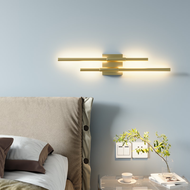 LED Bath and Vanity Light Dimmable Metal Wall Sconces