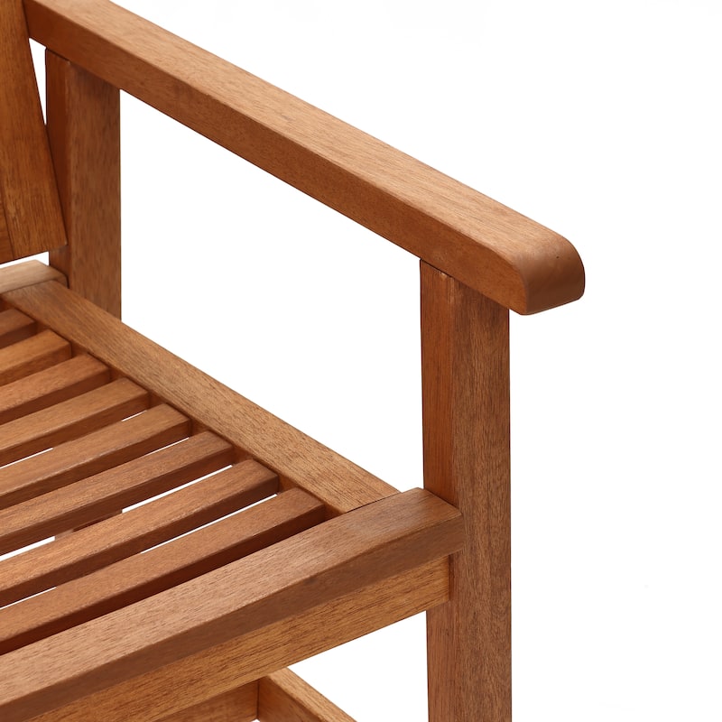 Carmel Solid Wood Outdoor Loveseat Park Bench