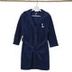 preview thumbnail 54 of 104, Sweet Kids 100% Polyester SUPER PLUSH Double Brushed Hooded Bathrobe with White Bookman Monogram