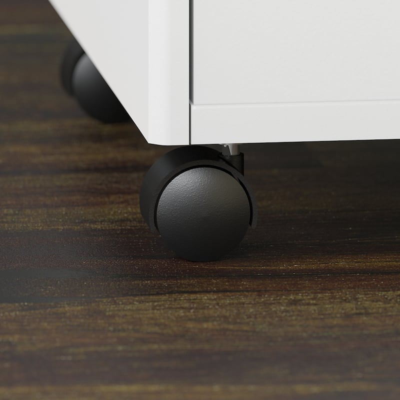 Studio C L-shaped Desk with Drawers by Bush Business Furniture