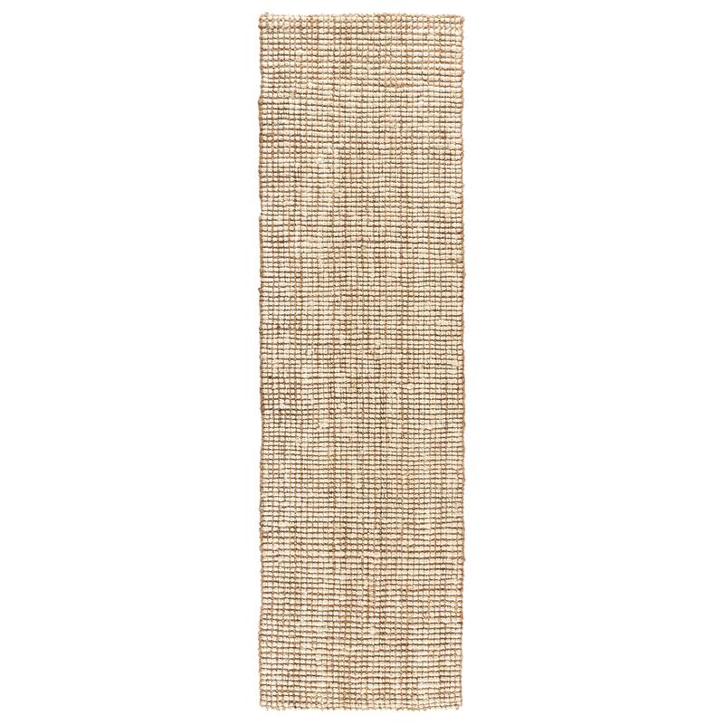Mayen Natural Area Rug - 2' 6" x 9' - White/Tan - Runner