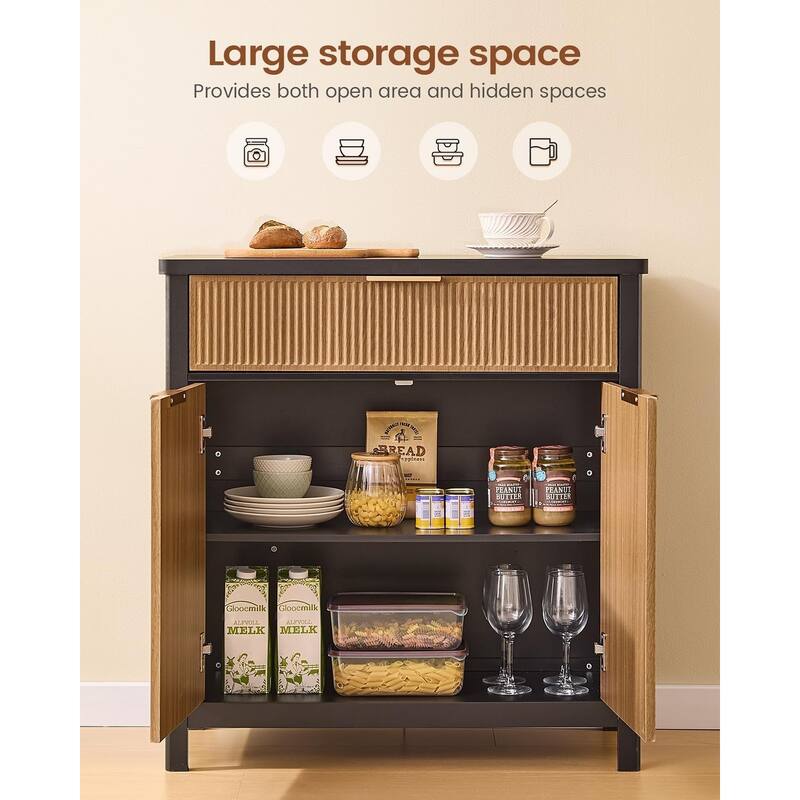 Sideboard Buffet Storage Cabinet,Buffet Table Storage Doors and Drawer