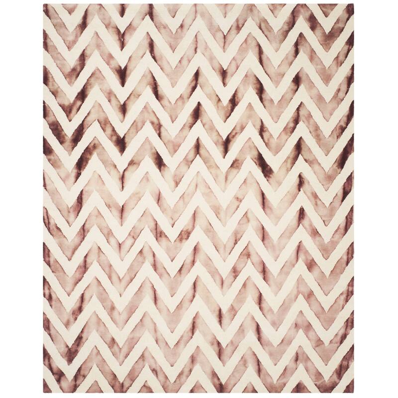 SAFAVIEH Dip Dye Erkhild Hand-tufted Wool Chevron Area Rug