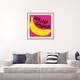 preview thumbnail 9 of 18, iCanvas "Banana Yellow Pink Fruit Coloring Illustration" by Art Mirano