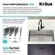 preview thumbnail 85 of 87, KRAUS Dex Stainless Steel Single Bowl Undermount Kitchen Bar Sink