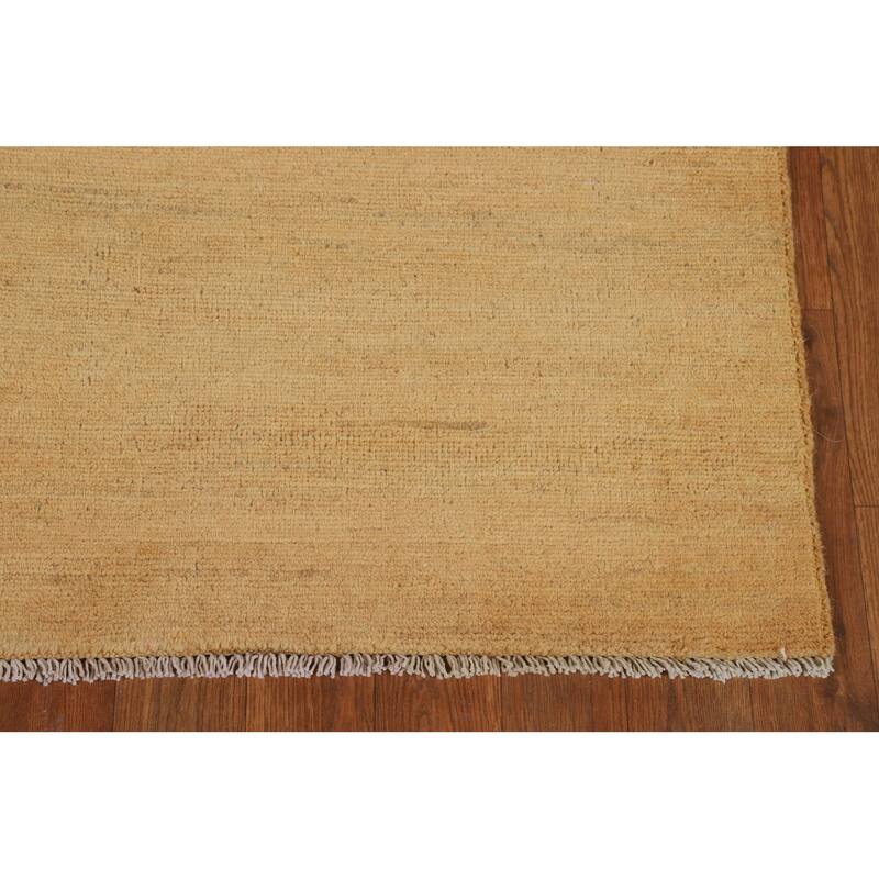 Contemporary Gabbeh Oriental Rug Handmade Modern Wool Carpet - 3'2"x 4'10"