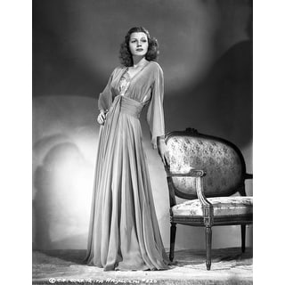 Rita Hayworth Leaning in a Beautiful Gown Photo Print - Bed Bath & Beyond -  25377019