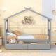 preview thumbnail 40 of 47, Wooden House Bed With Drawers