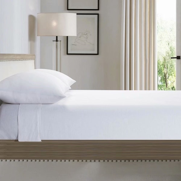 WHOLINENS Stone Washed French Linen Sheets Set 16 Inches Pocket On Sale Bed Bath Beyond 31633455