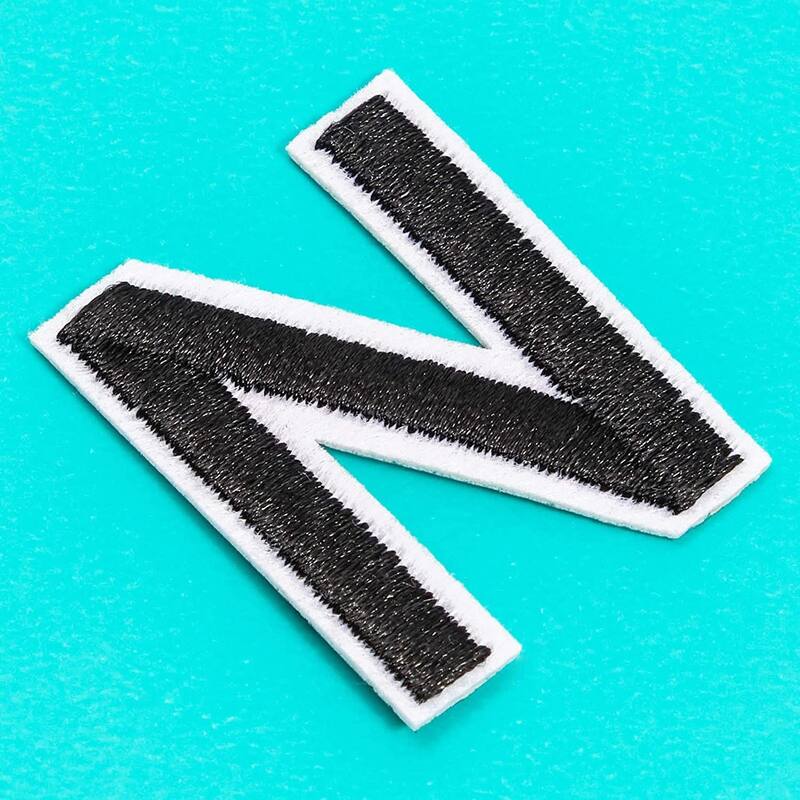Bright Creations 82 Pcs Iron On Patches for Clothing Jeans Applique Sewing Craft, Letters Numbers