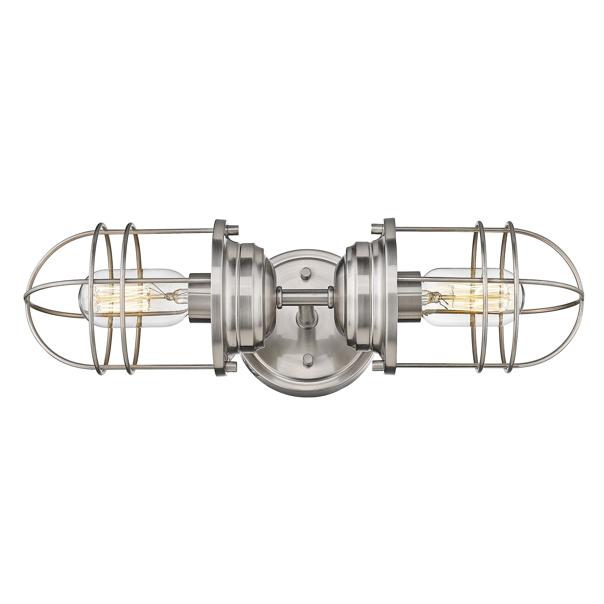 Golden Lighting Seaport 2 Light 17" Tall Bathroom Sconce