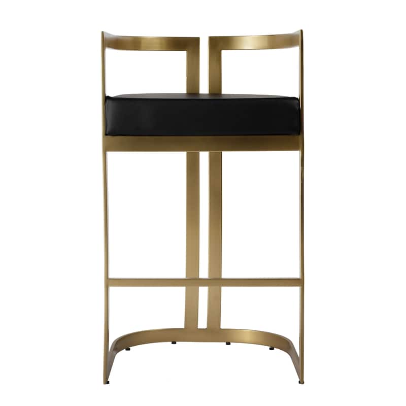 Clarence Faux Leather 35" Barstool