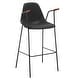 preview thumbnail 44 of 44, SAFAVIEH Tanner Mid-century Faux Leather Barstool - 25" W x 21.5" D x 39" H