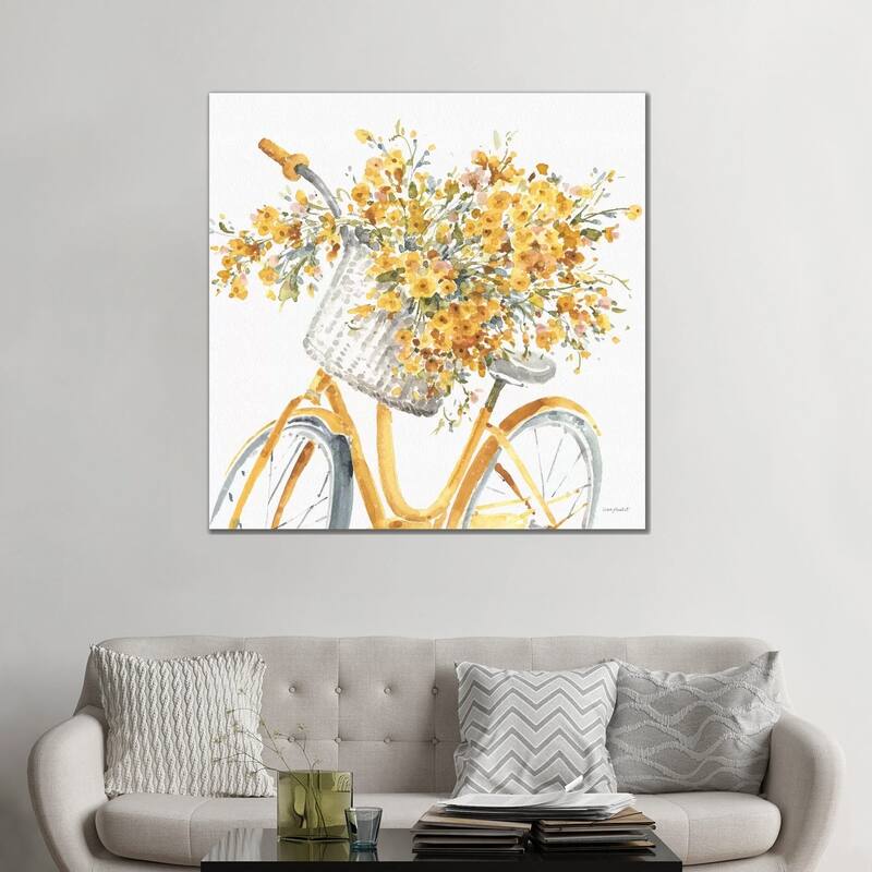 iCanvas "Happy Yellow VIIB" by Lisa Audit Canvas Print