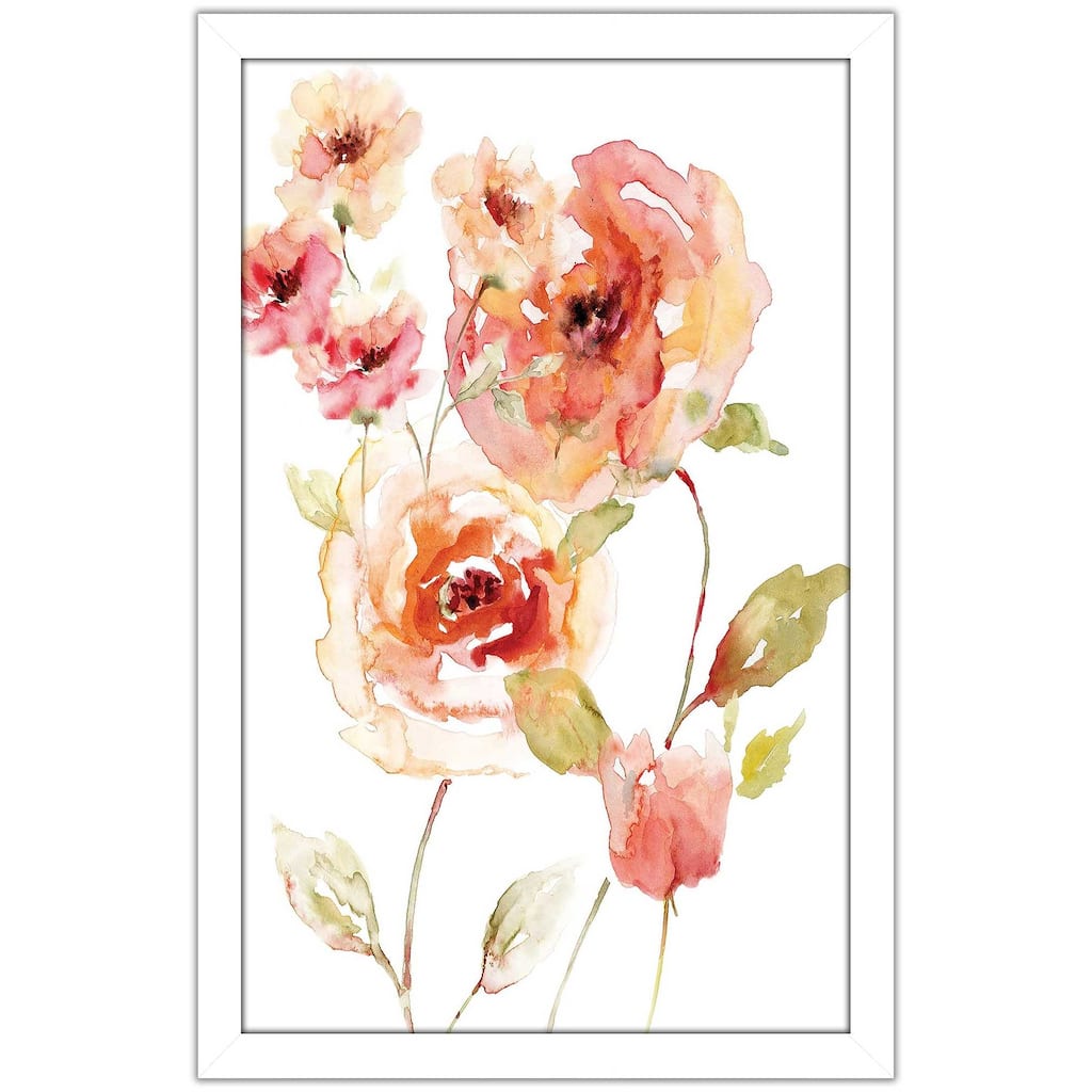 "Translucent Reds II (Vertical)" by Nan Print on Acrylic