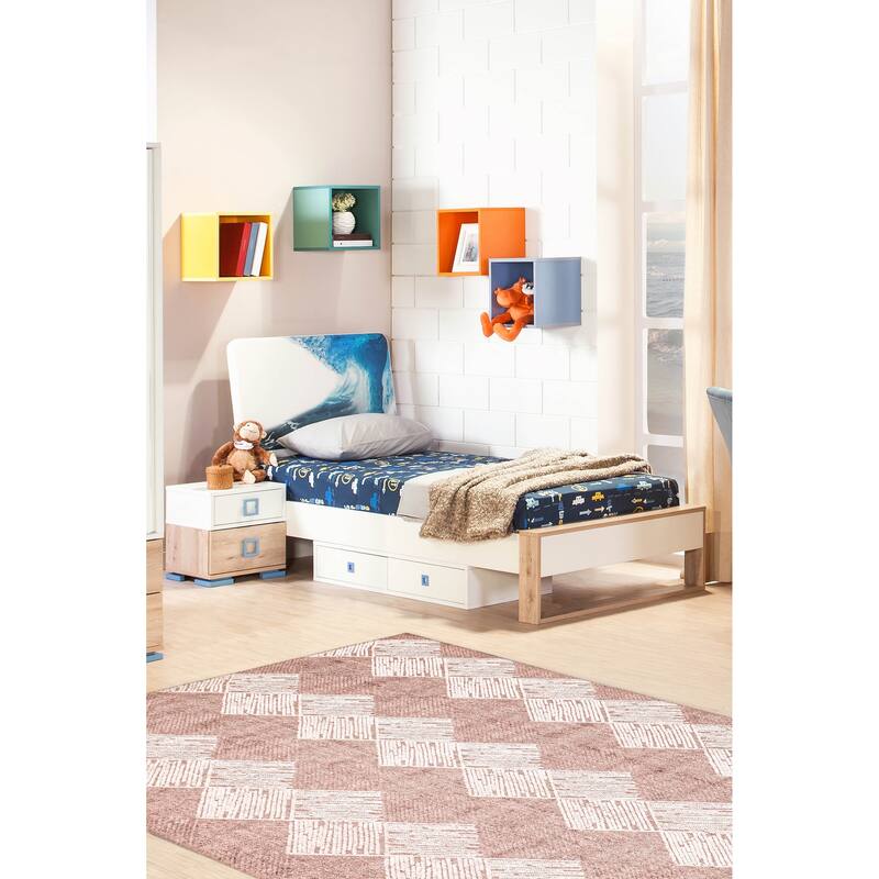 ECARPETGALLERY Hand Loomed Elysian Dark Brown Viscose, Wool Rug - 6'6 x 9'10