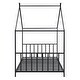 preview thumbnail 6 of 25, Metal House Platform Bed