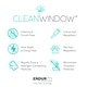 preview thumbnail 2 of 7, Clean Window Textured Slub Stripe Anti-Dust Linen Blend Sheer Cafe Curtain Pair