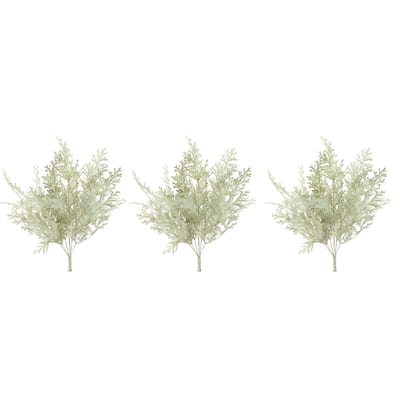 20"H Faux Fern Bush Fall Autumn Decoration - N/A