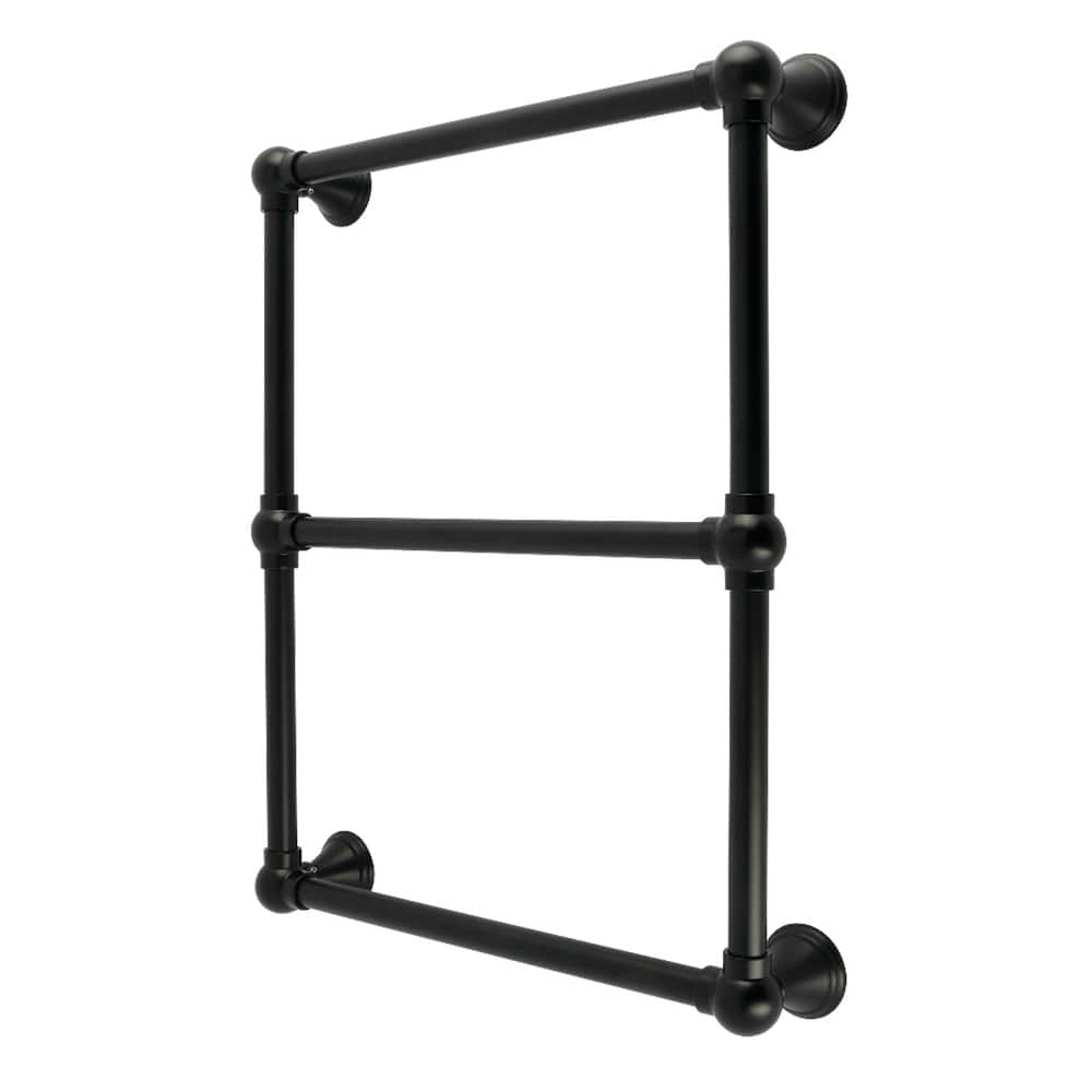 Kingston Brass Maximilien 18" x 24" Brass Wall Mount 3-Tier Towel Rack