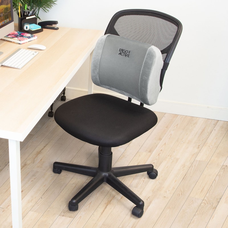 Mount-It! Lumbar Support Back Pillow Office Chair
