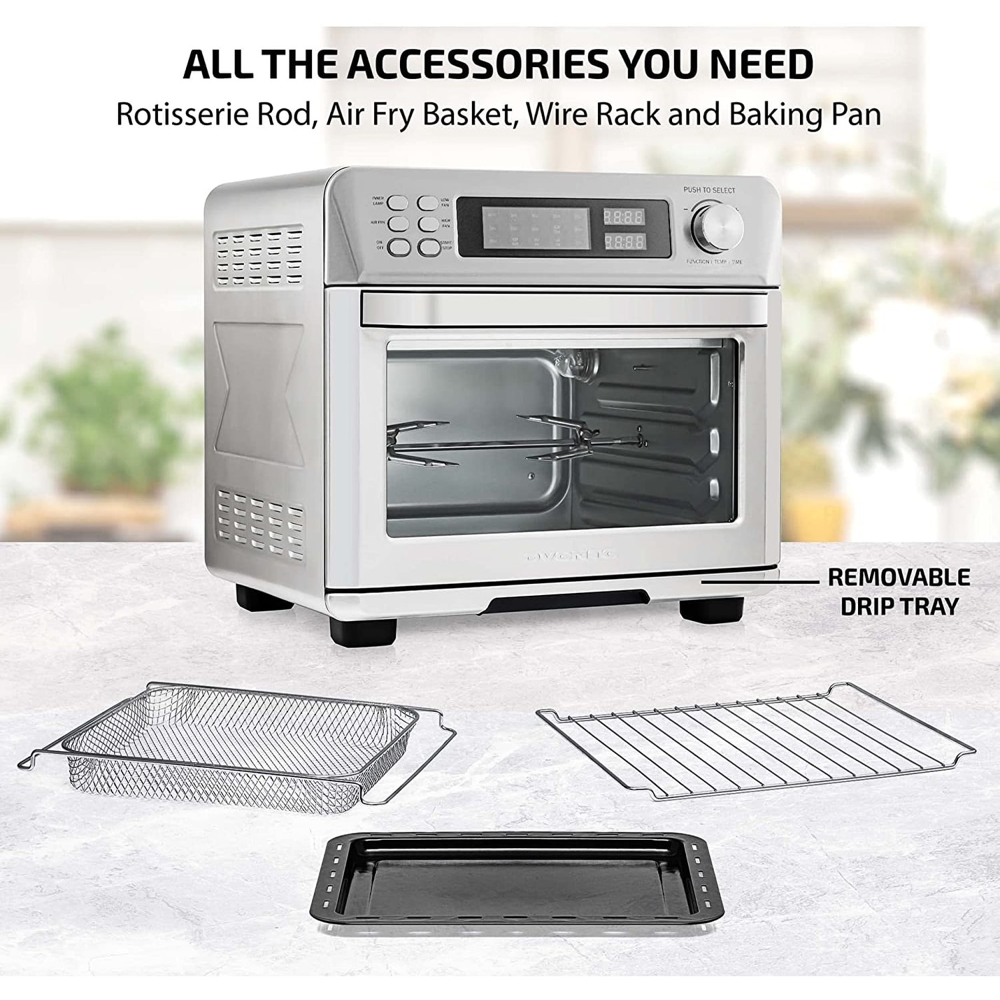Air Fryer Toaster Oven Combo - 32 QT Large Countertop Convection Toaster  Oven,18-in-1 Digital Airfryer with Dehydrate - Bed Bath & Beyond - 39699652