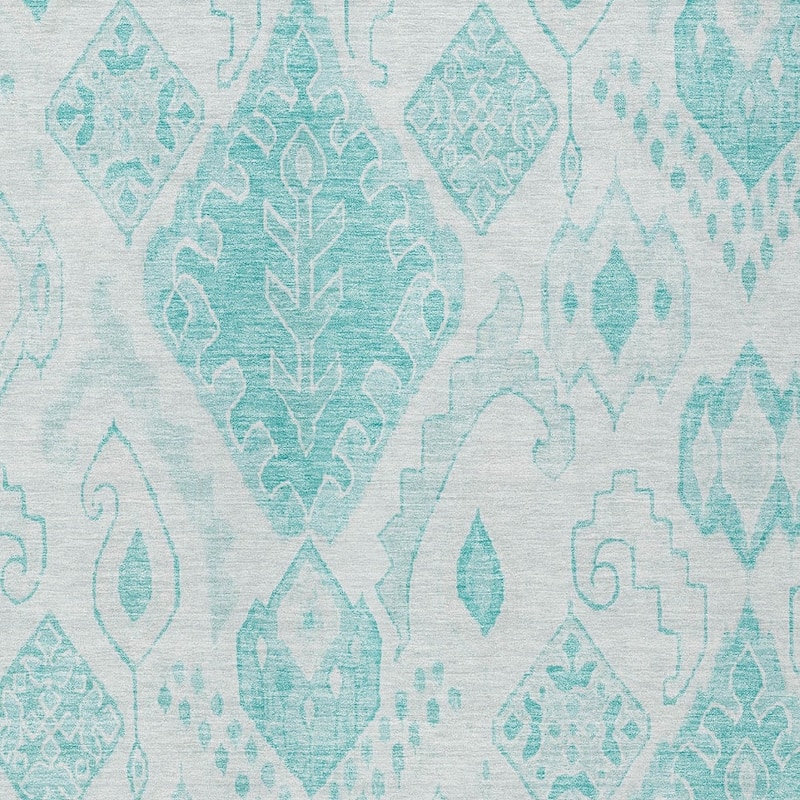 HomeRoots Moroccan Transitional Rectangle Outdoor Rug
