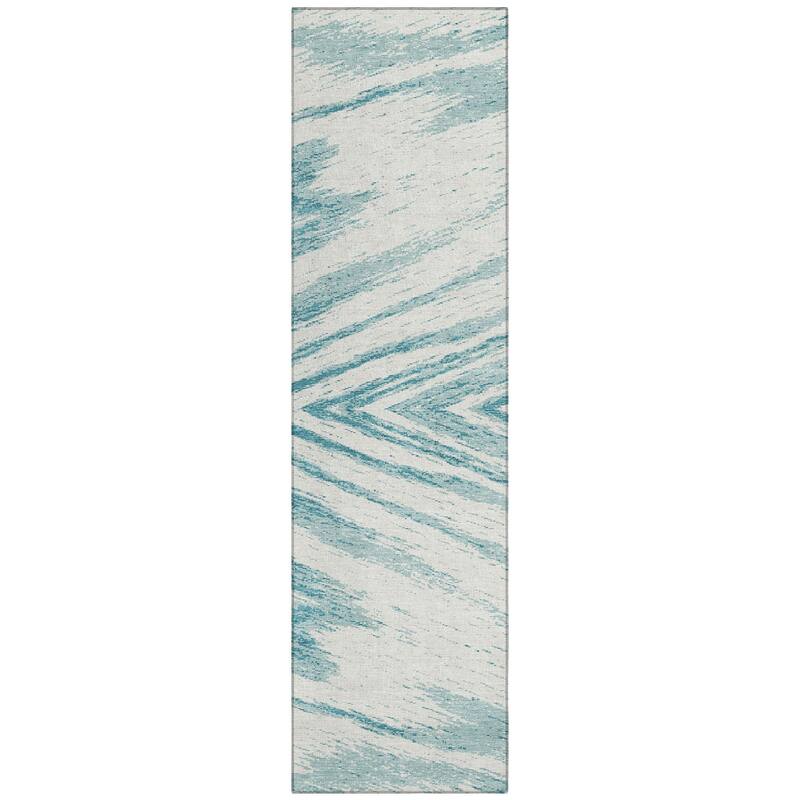 Machine Washable Indoor/ Outdoor Chantille Chevron Modern Rug