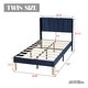 preview thumbnail 64 of 91, Caxkun Upholstered Platform Bed Frame with Wingback headboard