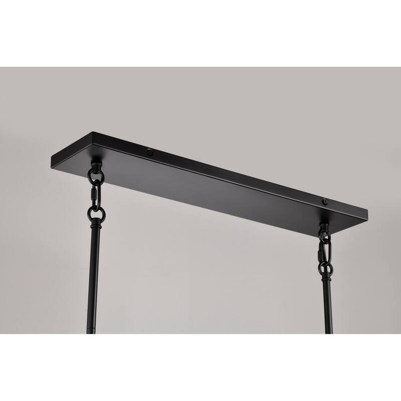 Lacey 23 Inch LED Island Pendant RGB/TW Starfish Enabled Matte Black with K9 Bubble Crystal