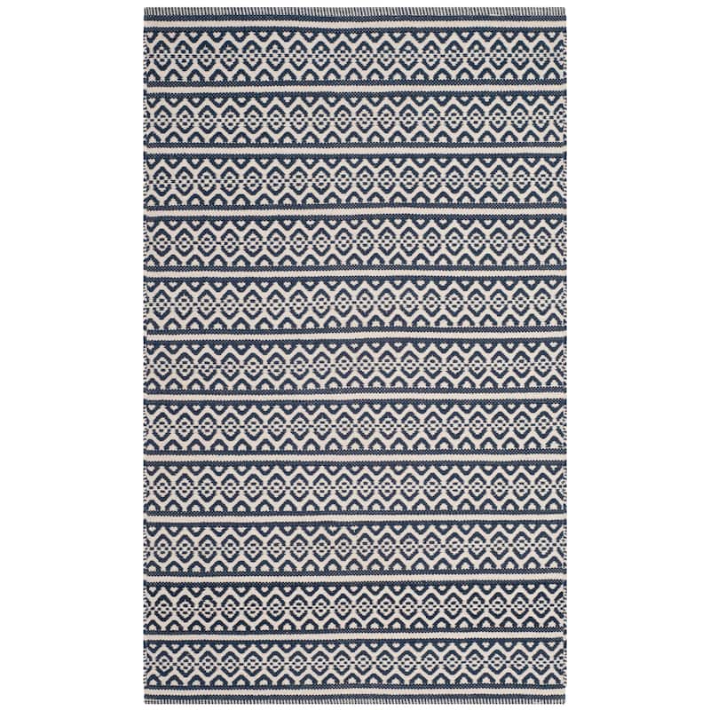 SAFAVIEH Handmade Flatweave Montauk Clayton Casual Cotton Rug