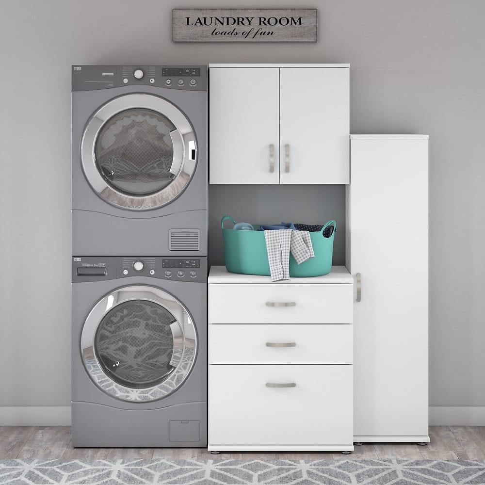 Universal 3 Piece Modular Laundry Storage by Bush Business Furniture