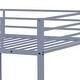 preview thumbnail 8 of 31, Twin Over Twin Metal Bunk Bed, Low Profile, Ladder, High Guardrail