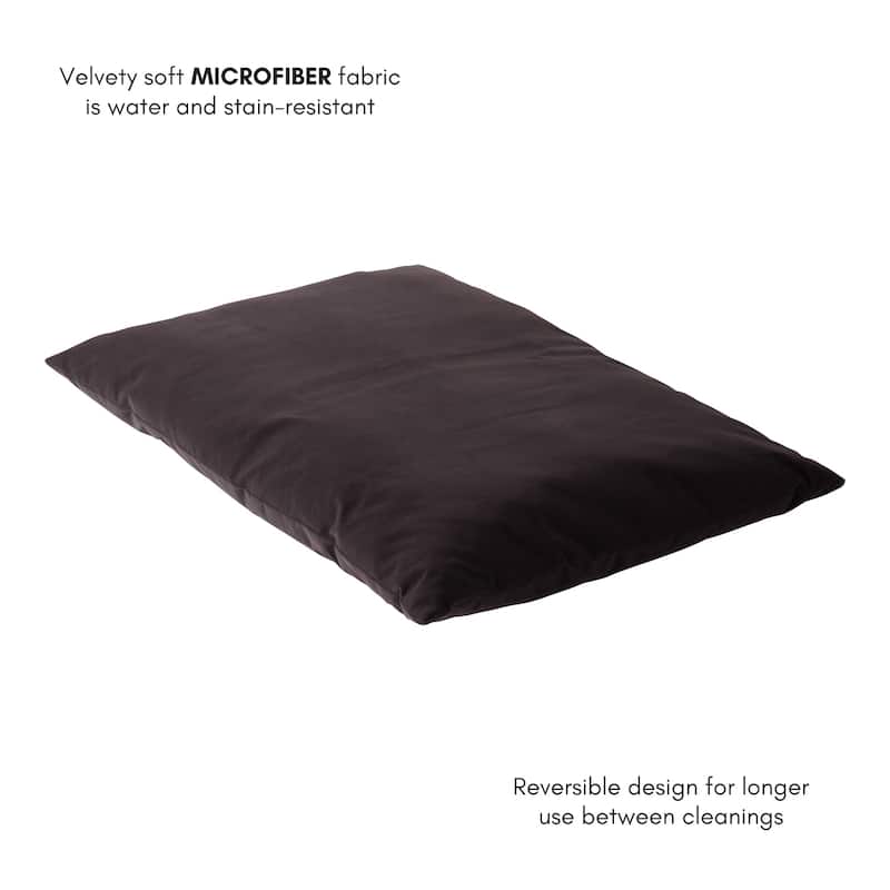 Charlie Corduroy Throw Dog Bed with Removable Cover