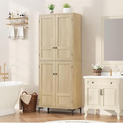 71 Inch Tall Storage Cabinet, 5 - Tier Kitchen Pantry Cabinet