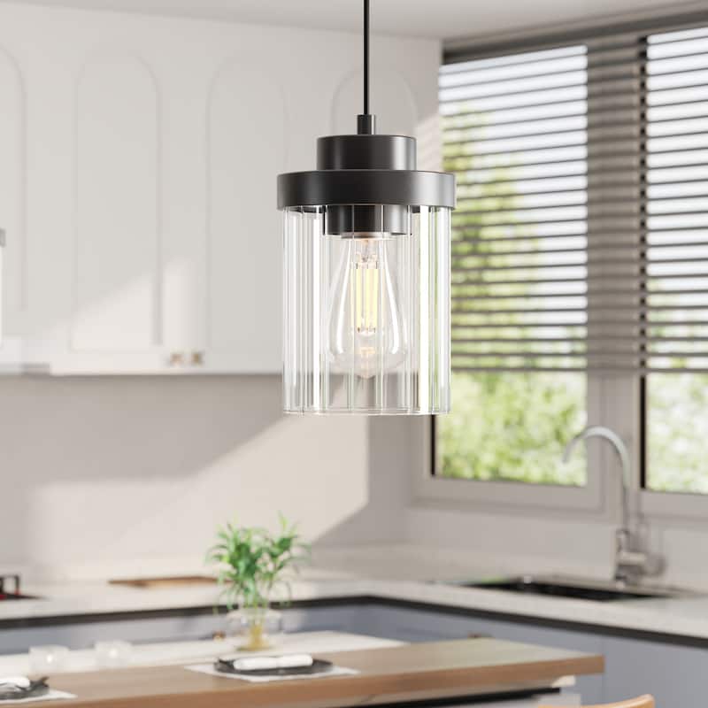 CO-Z 1 Light Pendant Light Fixture with Adjustable Height