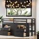 preview thumbnail 25 of 35, Twin Size Loft Bed With Storage Space, Easy Assembly Espresso