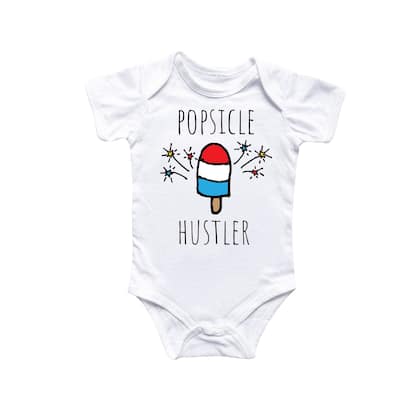 Patriotic July 4th American - Baby Boy Girl Clothes Infant Bodysuit Funny Cute Newborn 6